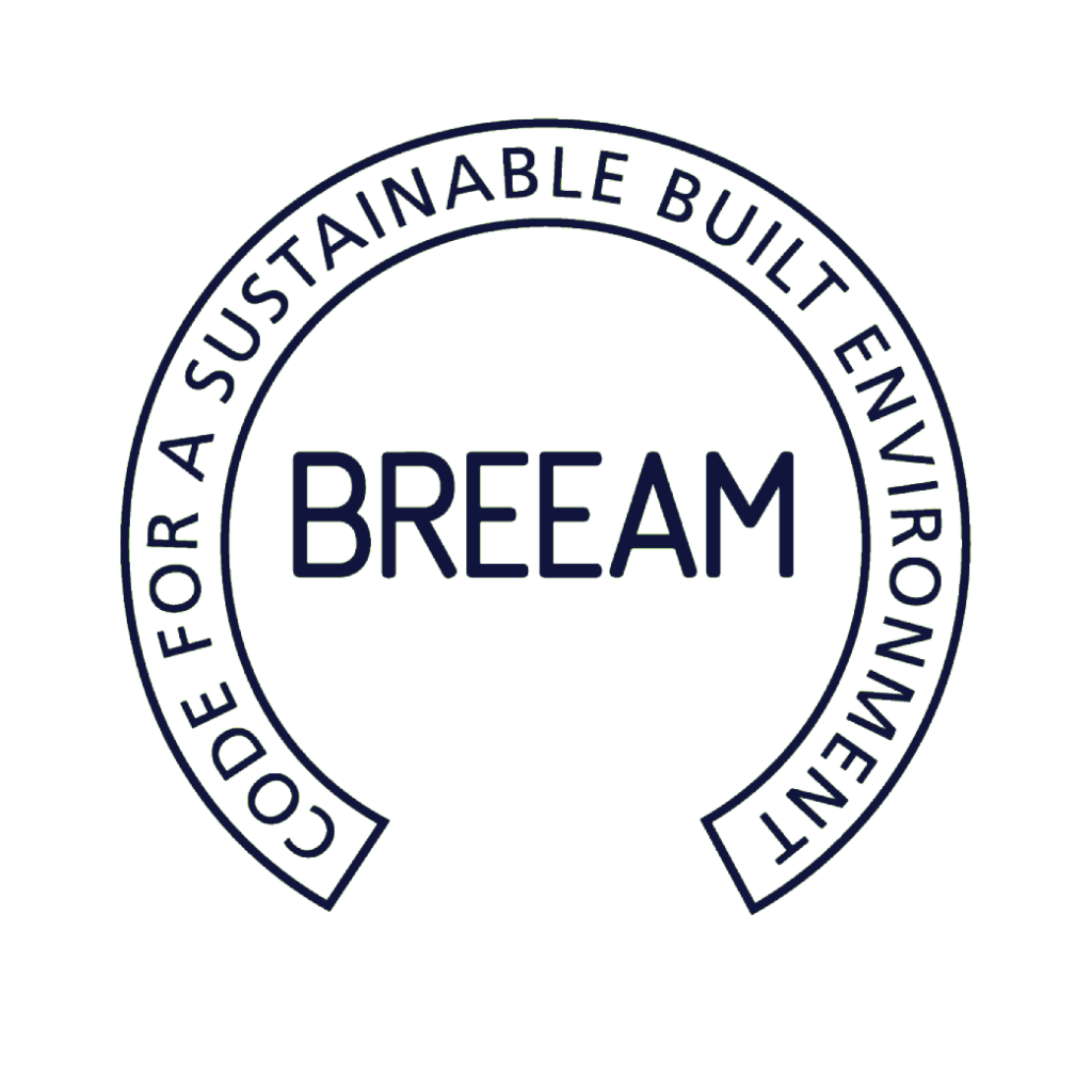 BREEAM code for a sustainable built environment logo