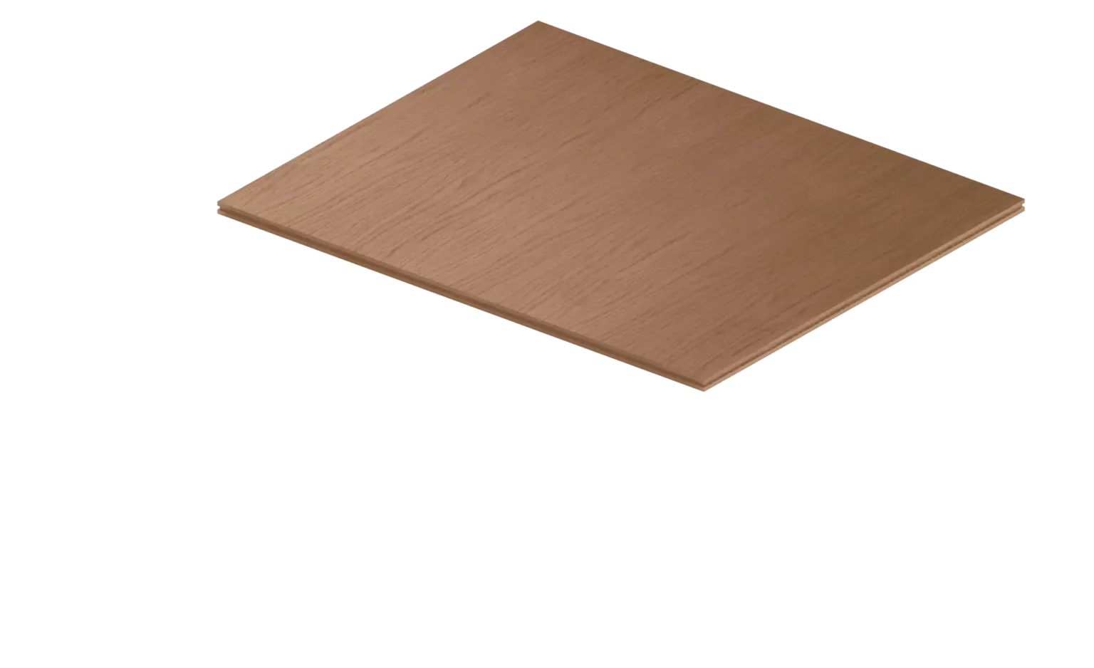 Brown wooden square tile with wood grain texture
